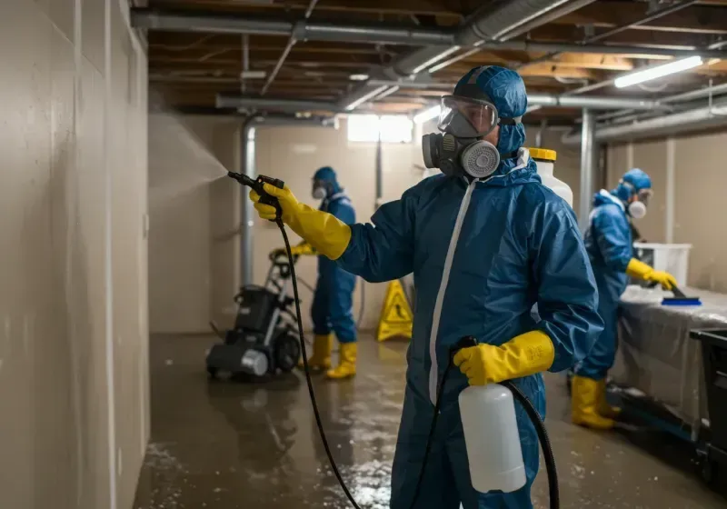 Basement Sanitization and Antimicrobial Treatment process in Manchester, PA