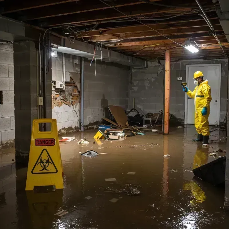 Flooded Basement Electrical Hazard in Manchester, PA Property